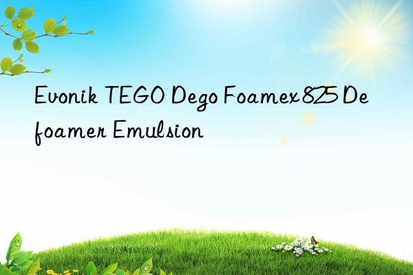 TEGO Dego Foamex 825 Defoamer Emulsion