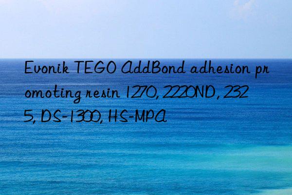 TEGO AddBond adhesion promoting resin 1270, 2220ND, 2325, DS-1300, HS-MPA