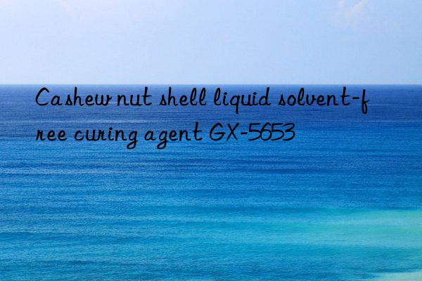Cashew nut shell liquid solvent-free curing agent GX-5653