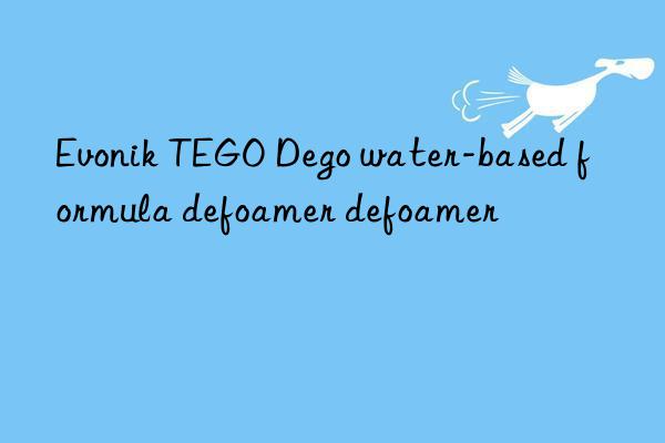 TEGO Dego water-based formula defoamer defoamer