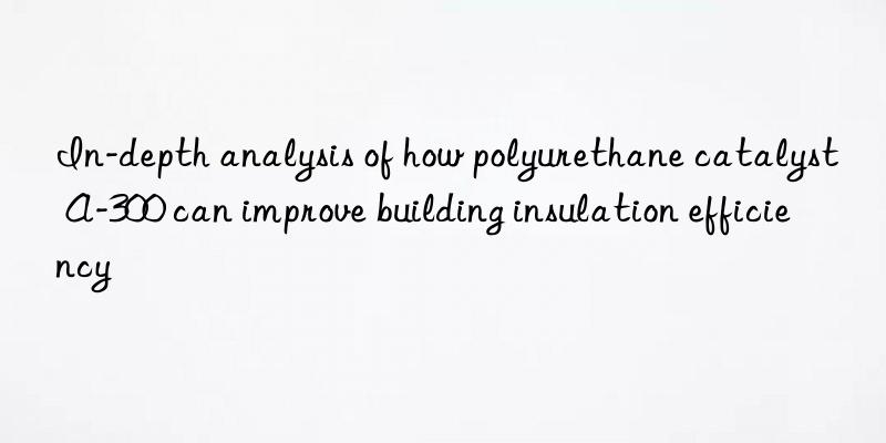 In-depth analysis of how polyurethane catalyst A-300 can improve building insulation efficiency