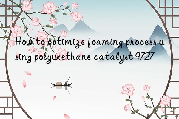 How to optimize foaming process using polyurethane catalyst 9727