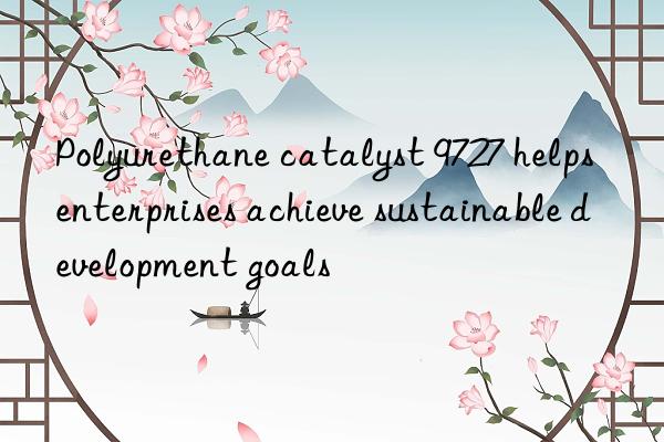 Polyurethane catalyst 9727 helps enterprises achieve sustainable development goals