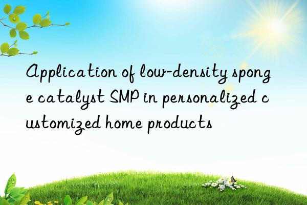 Application of low-density sponge catalyst SMP in personalized customized home products