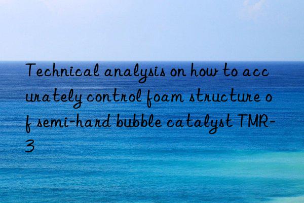 Technical analysis on how to accurately control foam structure of semi-hard bubble catalyst TMR-3