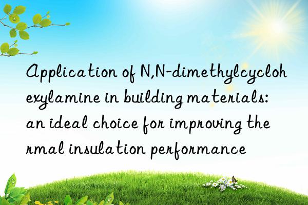 Application of N,N-dimethylcyclohexylamine in building materials: an ideal choice for improving thermal insulation performance