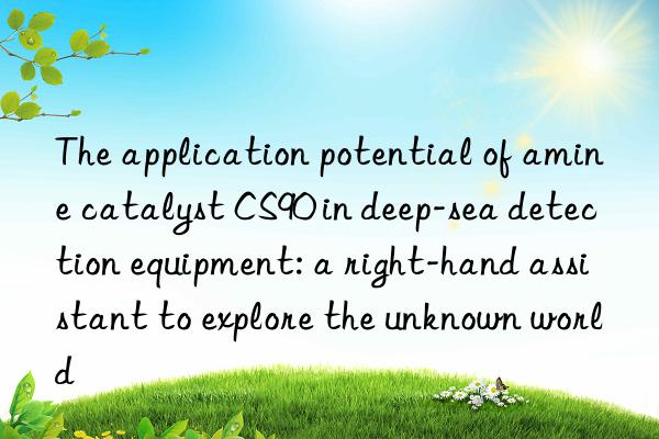 The application potential of amine catalyst CS90 in deep-sea detection equipment: a right-hand assistant to explore the unknown world