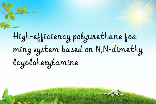 High-efficiency polyurethane foaming system based on N,N-dimethylcyclohexylamine