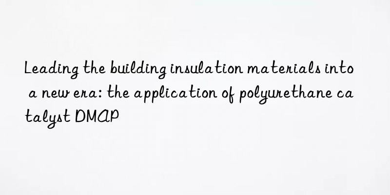 Leading the building insulation materials into a new era: the application of polyurethane catalyst DMAP