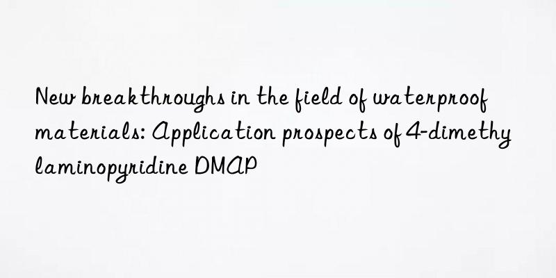 New breakthroughs in the field of waterproof materials: Application prospects of 4-dimethylaminopyridine DMAP