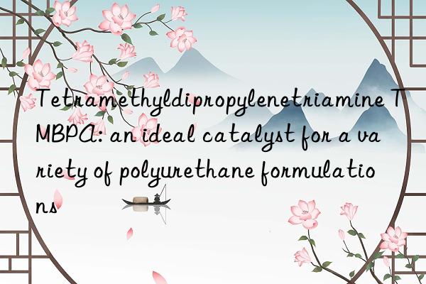 Tetramethyldipropylenetriamine TMBPA: an ideal catalyst for a variety of polyurethane formulations