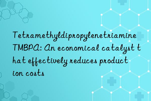 Tetramethyldipropylenetriamine TMBPA: An economical catalyst that effectively reduces production costs