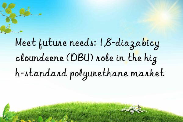 Meet future needs: 1,8-diazabicycloundeene (DBU) role in the high-standard polyurethane market