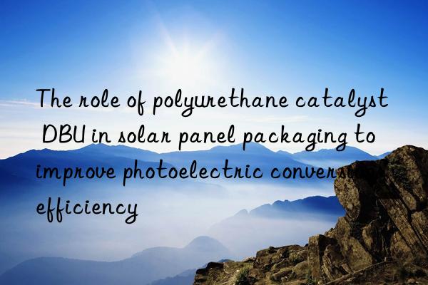 The role of polyurethane catalyst DBU in solar panel packaging to improve photoelectric conversion efficiency