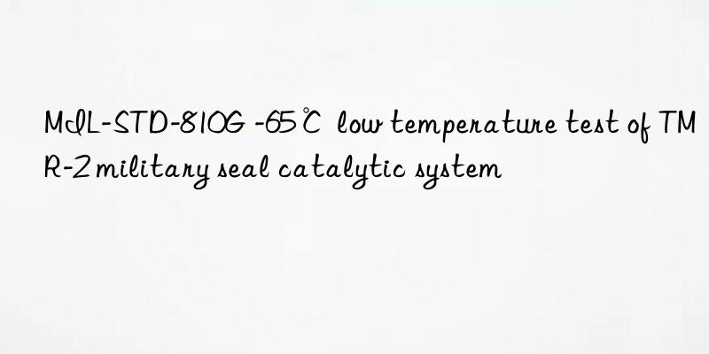 MIL-STD-810G -65℃ low temperature test of TMR-2 military seal catalytic system