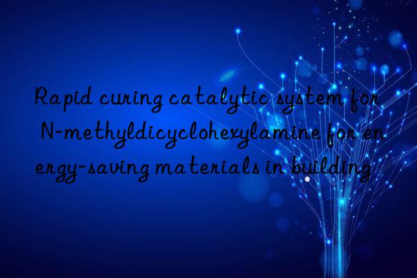 Rapid curing catalytic system for N-methyldicyclohexylamine for energy-saving materials in building