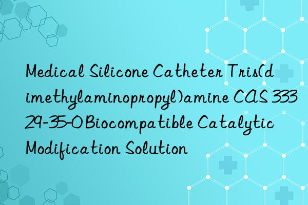 Medical Silicone Catheter Tris(dimethylaminopropyl)amine CAS 33329-35-0 Biocompatible Catalytic Modification Solution