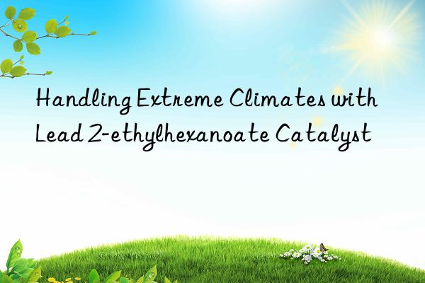 Handling Extreme Climates with Lead 2-ethylhexanoate Catalyst