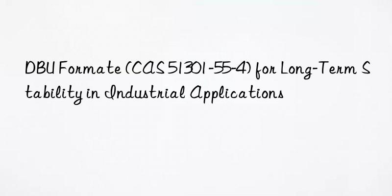DBU Formate (CAS 51301-55-4) for Long-Term Stability in Industrial Applications