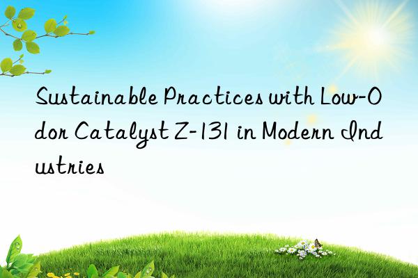 Sustainable Practices with Low-Odor Catalyst Z-131 in Modern Industries