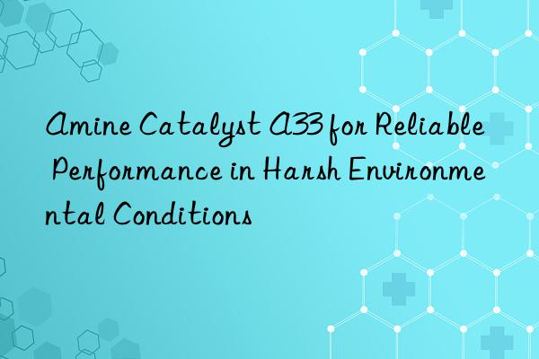 Amine Catalyst A33 for Reliable Performance in Harsh Environmental Conditions