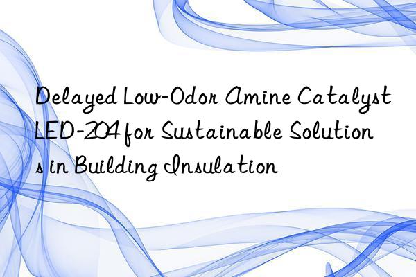 Delayed Low-Odor Amine Catalyst LED-204 for Sustainable Solutions in Building Insulation