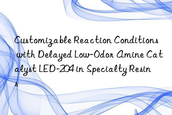 Customizable Reaction Conditions with Delayed Low-Odor Amine Catalyst LED-204 in Specialty Resins