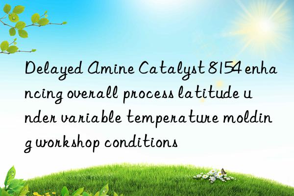 Delayed Amine Catalyst 8154 enhancing overall process latitude under variable temperature molding workshop conditions