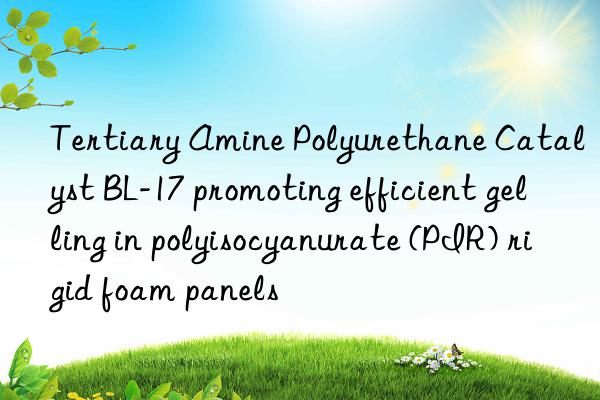 Tertiary Amine Polyurethane Catalyst BL-17 promoting efficient gelling in polyisocyanurate (PIR) rigid foam panels
