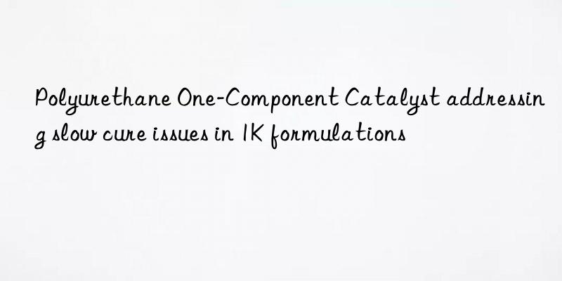 Polyurethane One-Component Catalyst addressing slow cure issues in 1K formulations