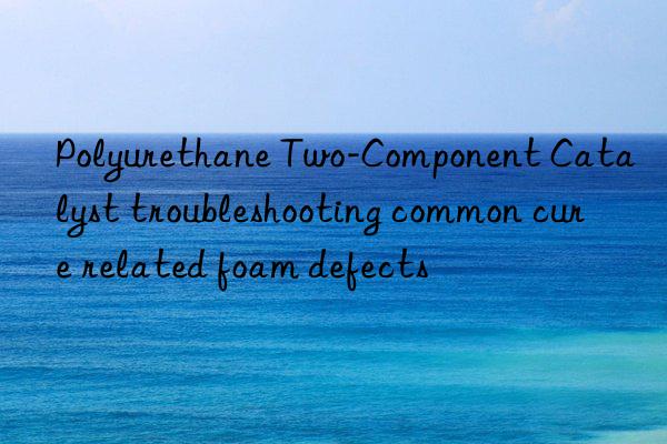 Polyurethane Two-Component Catalyst troubleshooting common cure related foam defects
