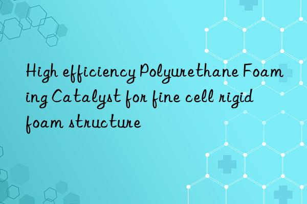 High efficiency Polyurethane Foaming Catalyst for fine cell rigid foam structure