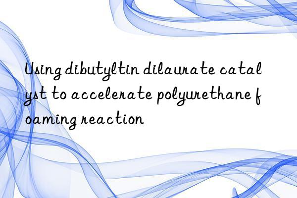 Using dibutyltin dilaurate catalyst to accelerate polyurethane foaming reaction
