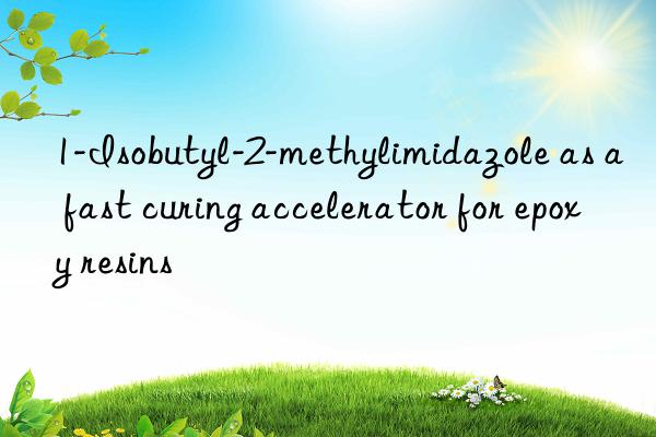 1-Isobutyl-2-methylimidazole as a fast curing accelerator for epoxy resins