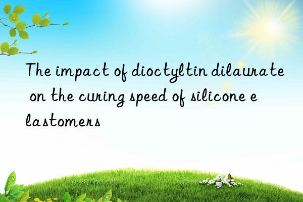 The impact of dioctyltin dilaurate on the curing speed of silicone elastomers