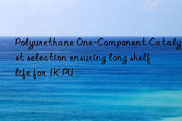 Polyurethane One-Component Catalyst selection ensuring long shelf life for 1K PU