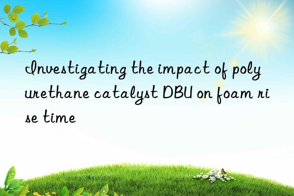 Investigating the impact of polyurethane catalyst DBU on foam rise time