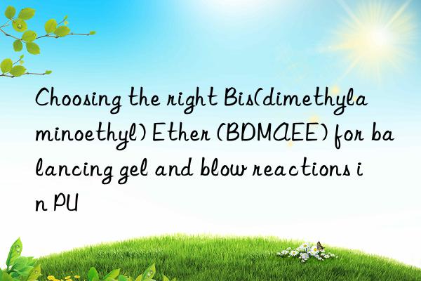 Choosing the right Bis(dimethylaminoethyl) Ether (BDMAEE) for balancing gel and blow reactions in PU