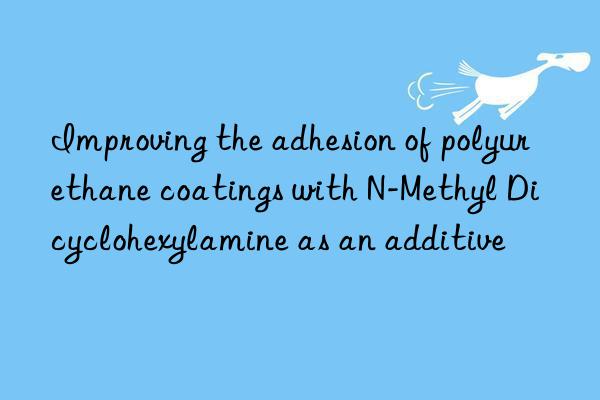 Improving the adhesion of polyurethane coatings with N-Methyl Dicyclohexylamine as an additive
