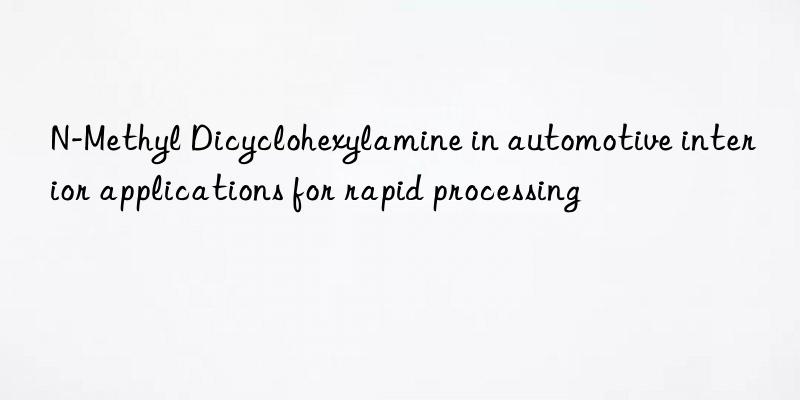 N-Methyl Dicyclohexylamine in automotive interior applications for rapid processing