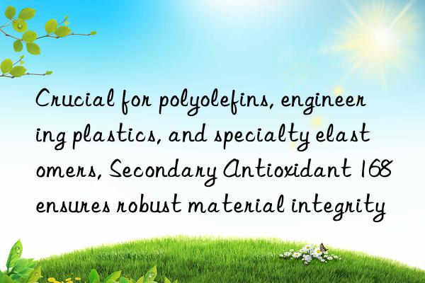 Crucial for polyolefins, engineering plastics, and specialty elastomers, Secondary Antioxidant 168 ensures robust material integrity