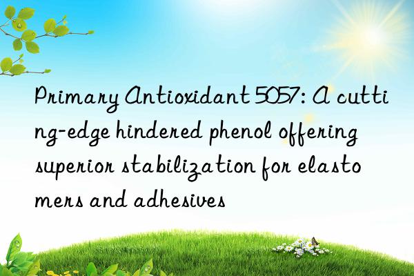 Primary Antioxidant 5057: A cutting-edge hindered phenol offering superior stabilization for elastomers and adhesives
