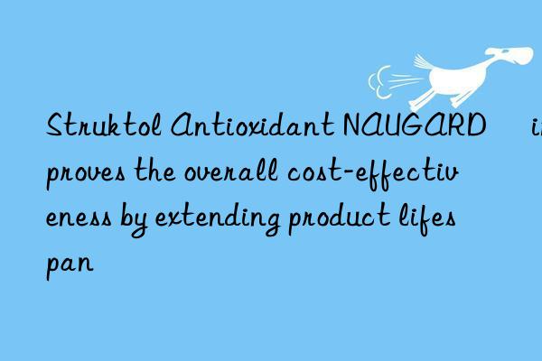 Struktol Antioxidant NAUGARD® improves the overall cost-effectiveness by extending product lifespan