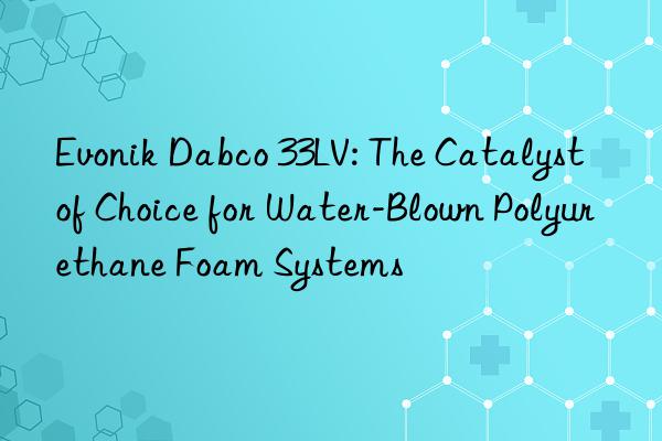  Dabco 33LV: The Catalyst of Choice for Water-Blown Polyurethane Foam Systems