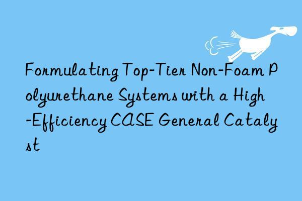 Formulating Top-Tier Non-Foam Polyurethane Systems with a High-Efficiency CASE General Catalyst