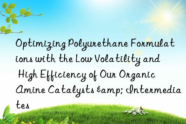 Optimizing Polyurethane Formulations with the Low Volatility and High Efficiency of Our Organic Amine Catalysts & Intermediates