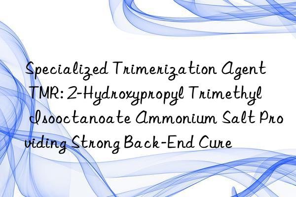 Specialized Trimerization Agent TMR: 2-Hydroxypropyl Trimethyl Isooctanoate Ammonium Salt Providing Strong Back-End Cure