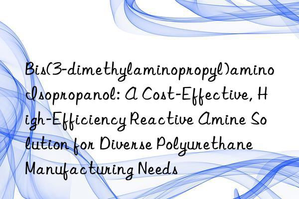 Bis(3-dimethylaminopropyl)amino Isopropanol: A Cost-Effective, High-Efficiency Reactive Amine Solution for Diverse Polyurethane Manufacturing Needs