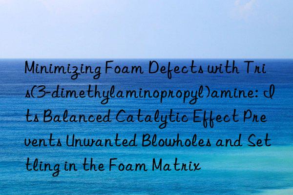Minimizing Foam Defects with Tris(3-dimethylaminopropyl)amine: Its Balanced Catalytic Effect Prevents Unwanted Blowholes and Settling in the Foam Matrix
