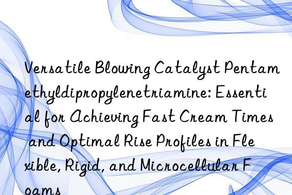 Versatile Blowing Catalyst Pentamethyldipropylenetriamine: Essential for Achieving Fast Cream Times and Optimal Rise Profiles in Flexible, Rigid, and Microcellular Foams